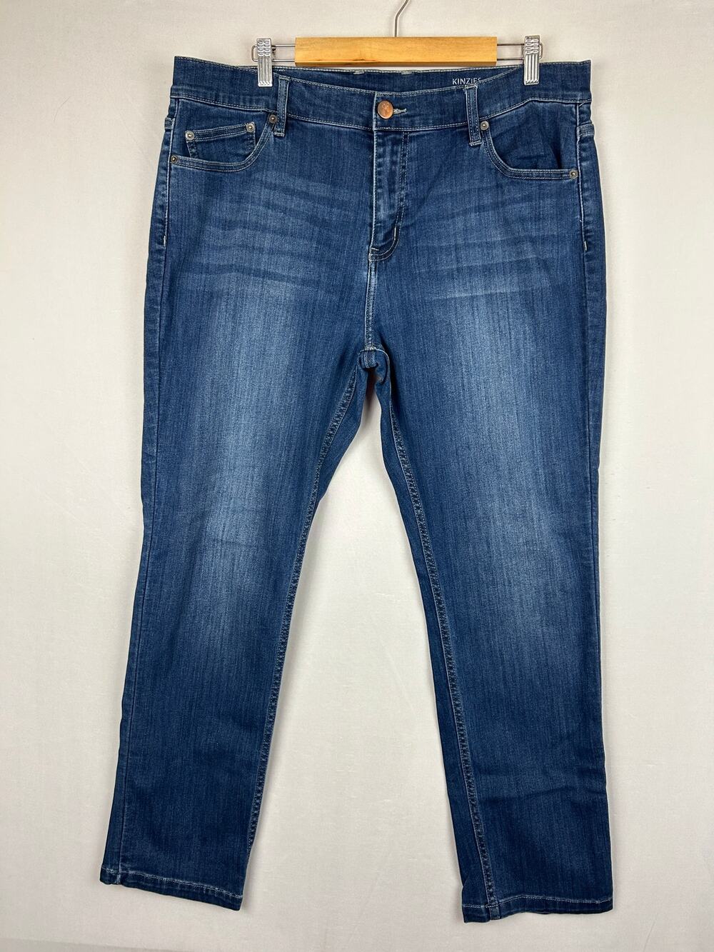 Mugsy Jeans Kinzies Blue Stretch Denim Jeans Men's Size 38x30